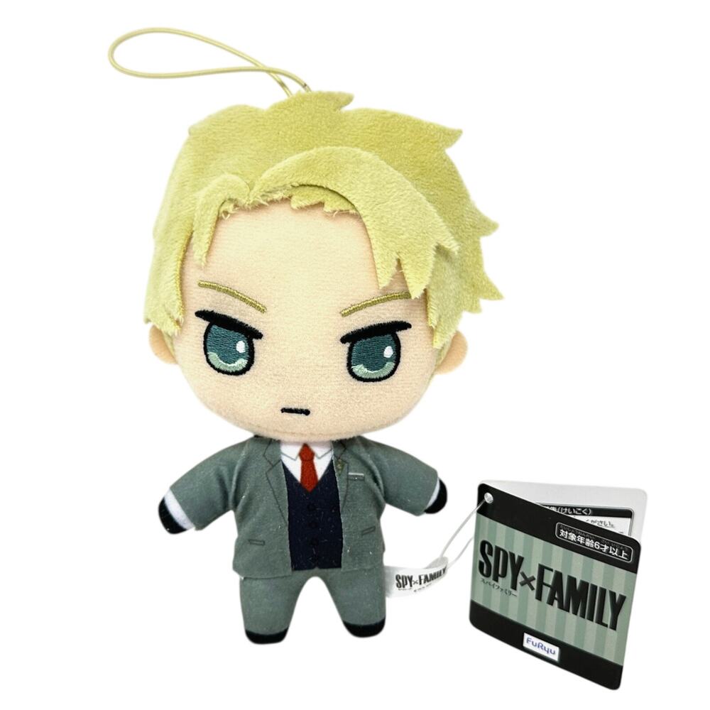SPYxFAMILY Loid Forger Twilight Plush Hang Bag Charm Mascot Jaia Anime Chibi Tag